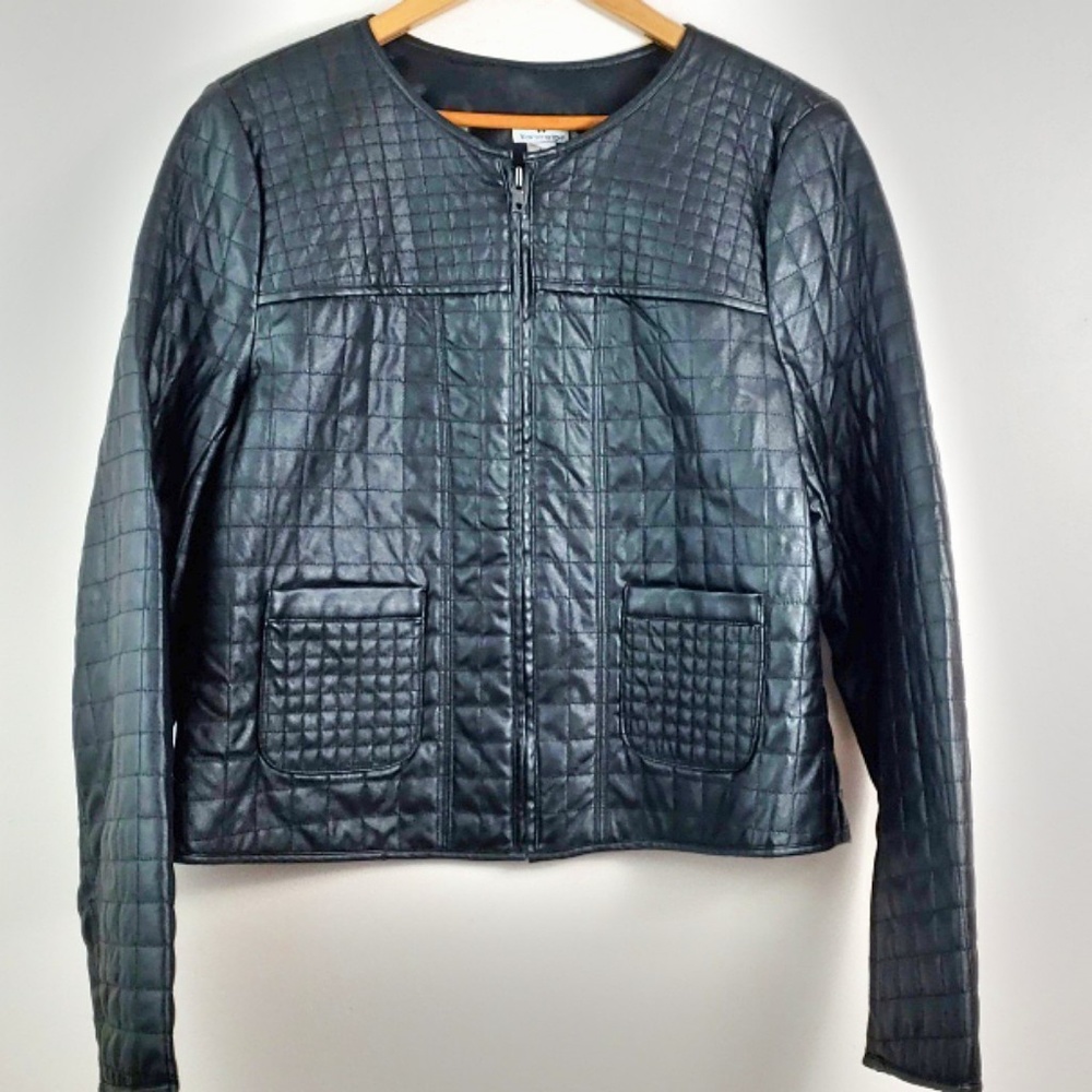 Worthington Quilted Moto Style Lightweight Jacket